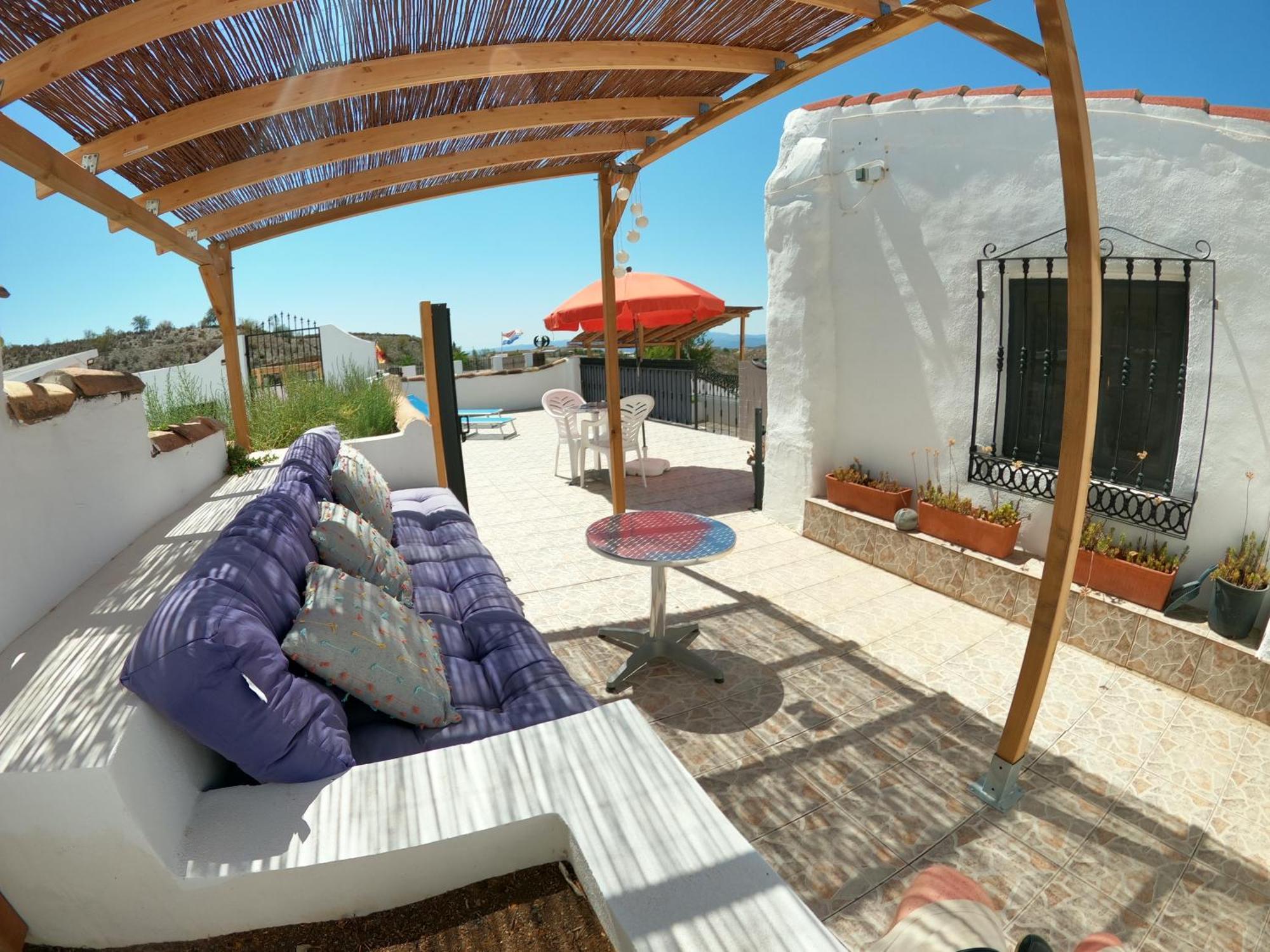 Cortijo Naturista Con Vistas-Clothing Optional Oria 外观 照片