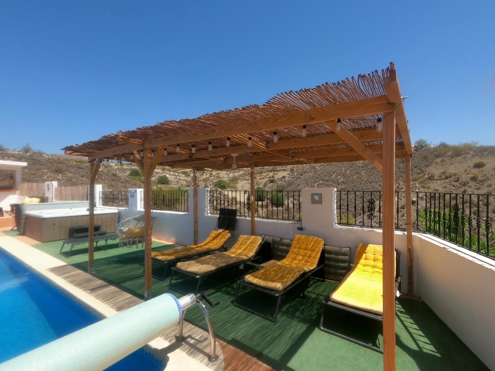 Cortijo Naturista Con Vistas-Clothing Optional Oria 外观 照片