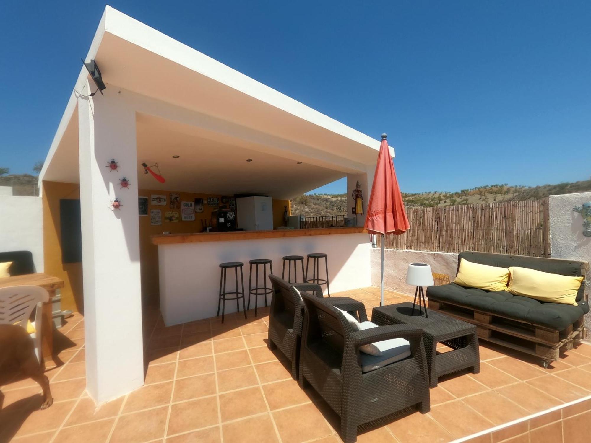Cortijo Naturista Con Vistas-Clothing Optional Oria 外观 照片